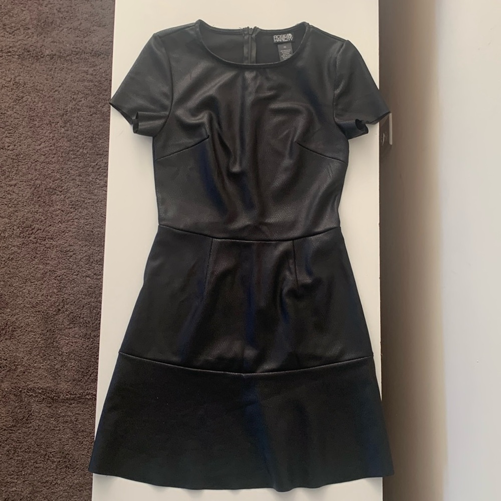 Rosie Harlow - Black Vegan Snakeskin Dress